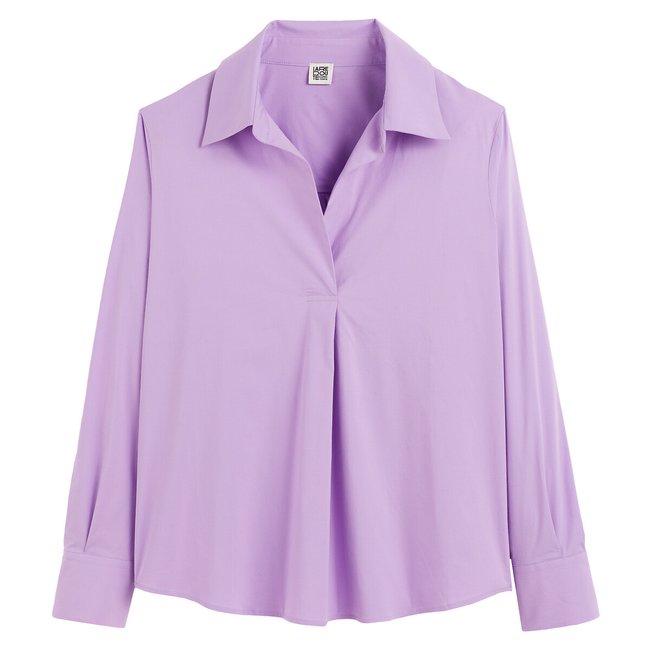 Blusa stile giacca, maniche lunghe lilla LA REDOUTE COLLECTIONS