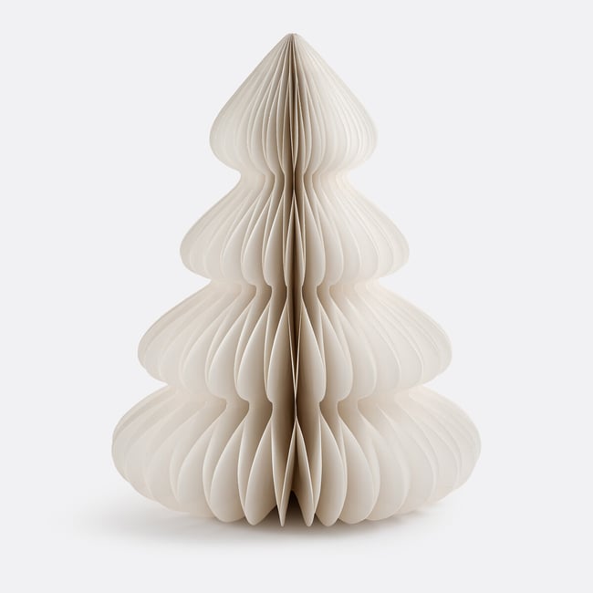 Caspar Foldable Christmas Tree H60cm, white, LA REDOUTE INTERIEURS