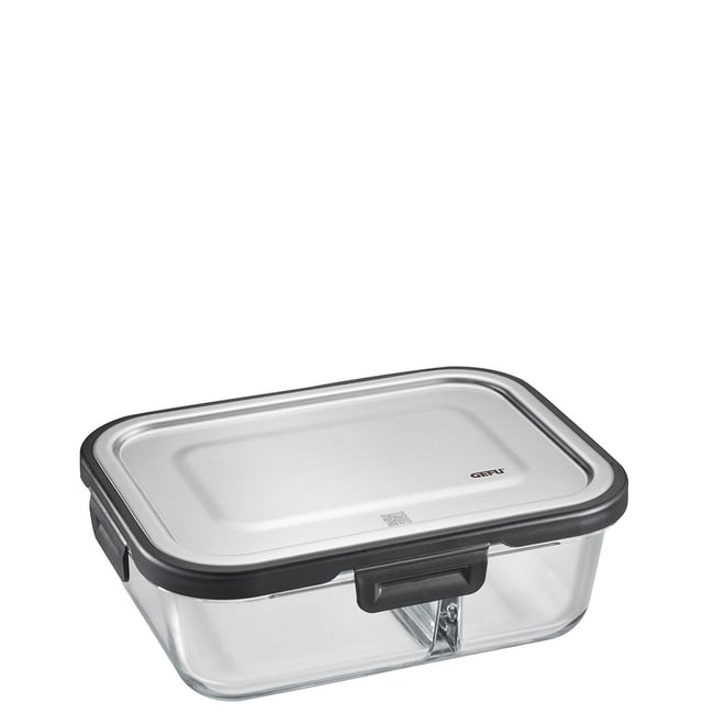 Boîte de conservation rectangulaire 1000 ml MILO noir <span itemprop=