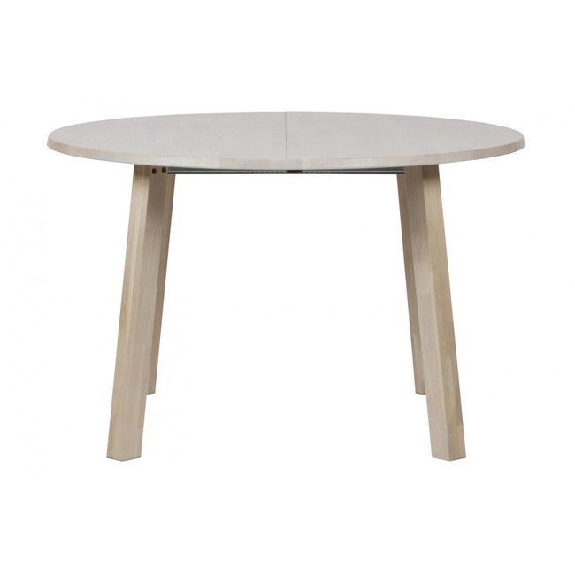 Table repas ronde extensible en chêne - LANGEJAN - WOOOD