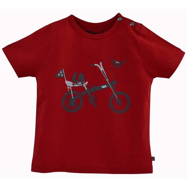 T-shirt garcon rouge <span itemprop=