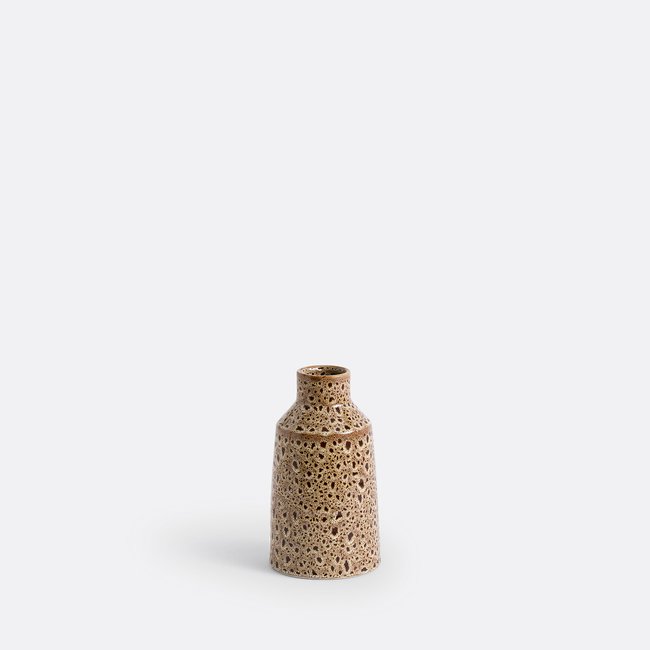 Pastela 20cm High Ceramic Vase, taupe, LA REDOUTE INTERIEURS
