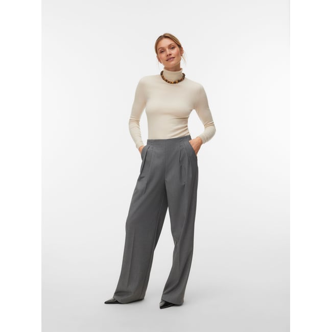 Pantalon À Jambe Large - VERO MODA