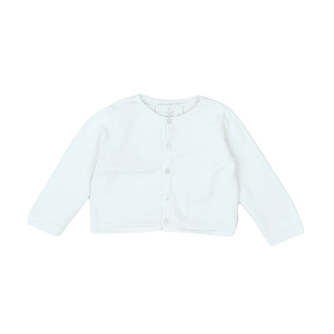 Cardigan bébé - Très bon état blanc <span itemprop=