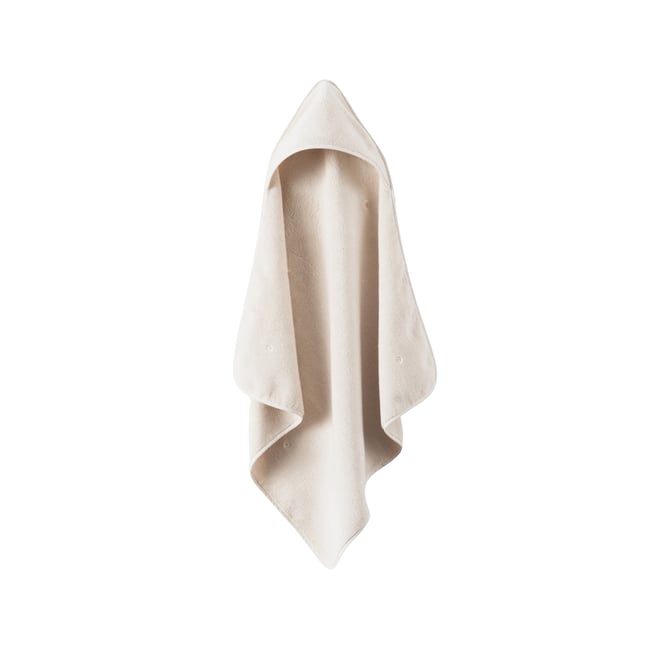 Cape de bain coton ZÉPHIRE dune/marguerite <span itemprop=