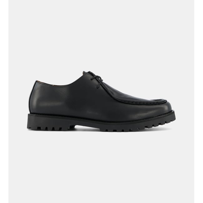 Derbies bout chasse oleon cuir noir <span itemprop=