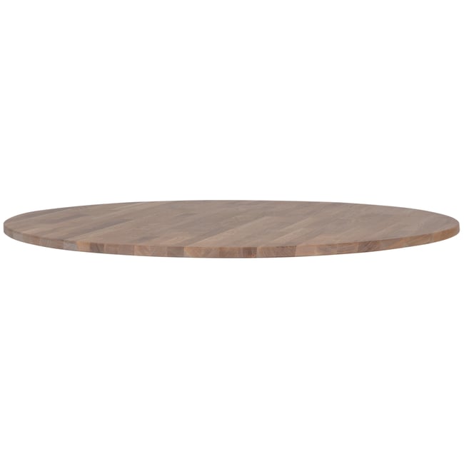 Plateau de table en chêne TABLO Couleur huile gris <span itemprop=