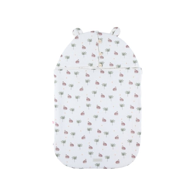 Nid d'ange Mousselin de coton - Cute gorilla cute gorilla <span itemprop=