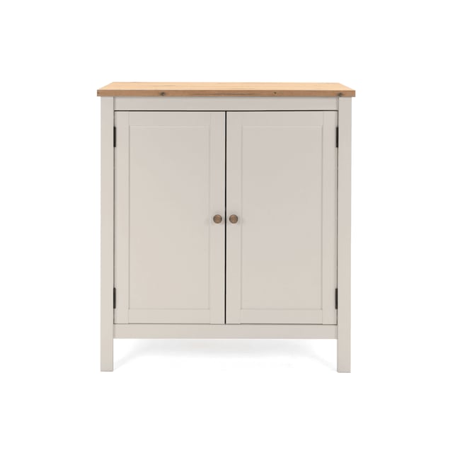 Petit buffet 2 portes - LUND Couleur beige <span itemprop=