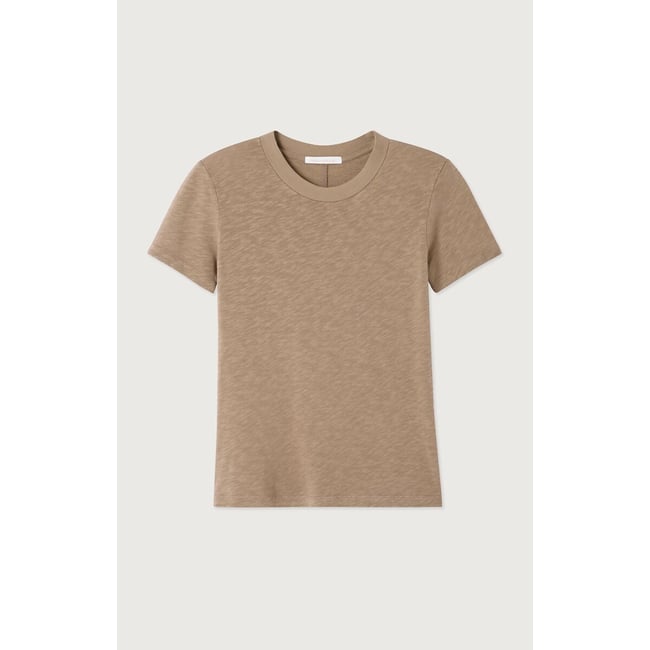 T-shirt met V-hals en korte mouwen Sonoma - AMERICAN VINTAGE