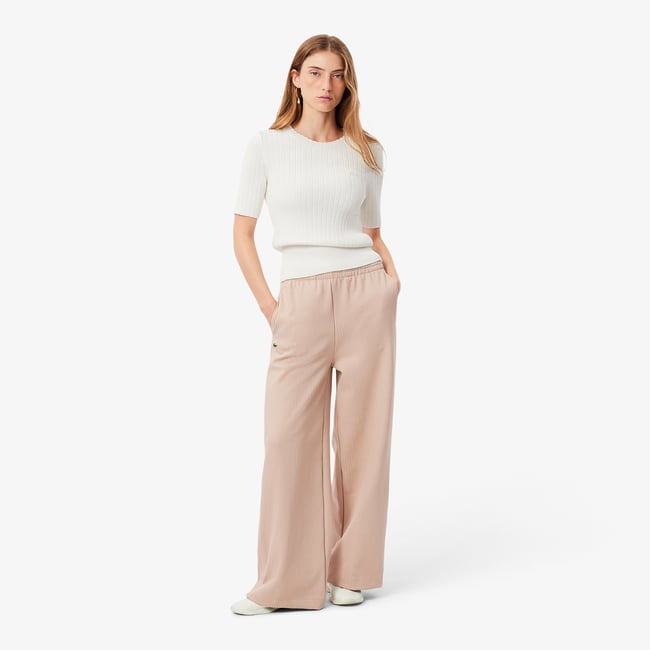 Pantalon de survêtement fabriqué en France beige-s69 <span itemprop=