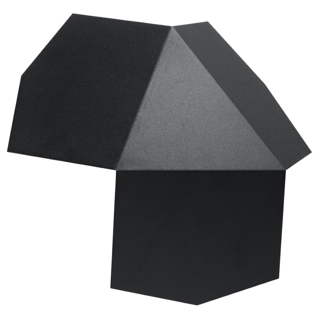 Applique Acier Noir G9 2 Tre Couleur noir <span itemprop=