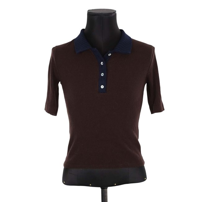 Polo - Très Bon État marron <span itemprop=