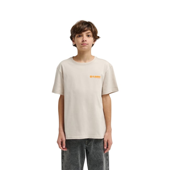 T-Shirt manches courtes BLOOMING beige oat milk <span itemprop=