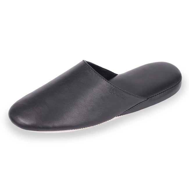 Chaussons Mules noir <span itemprop=