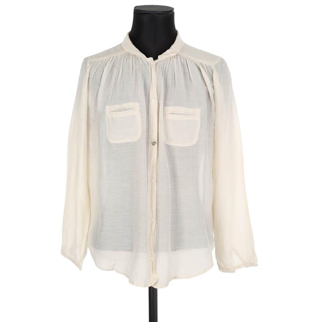 Blouse en coton - Bon État ecru <span itemprop=