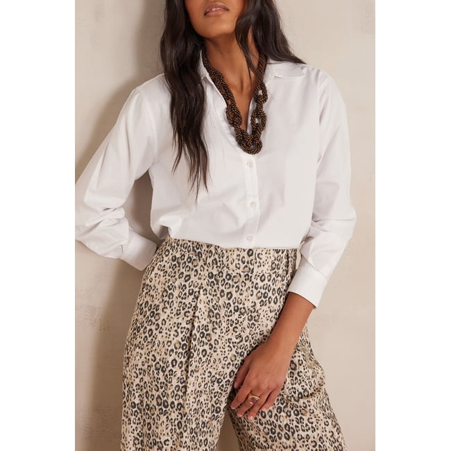 Chemise MATEA ecru <span itemprop=