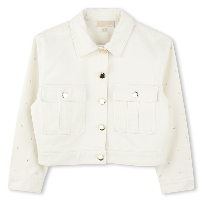 Veste en sergé de coton riz <span itemprop=