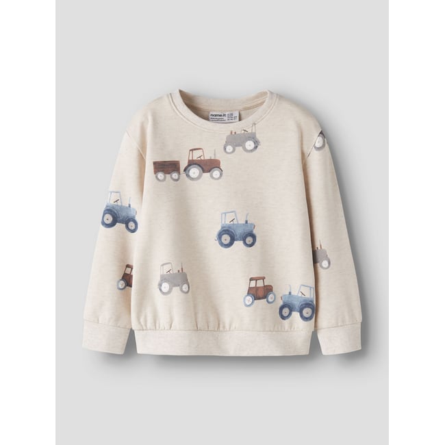 Sweat-Shirt peyote melange <span itemprop=