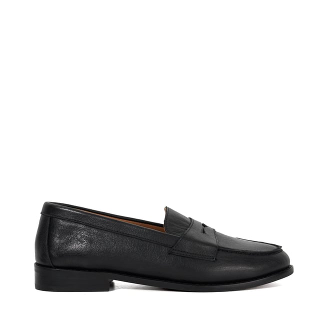 Mocassins coupe large - Wide Fit GINELLI black-leather <span itemprop=