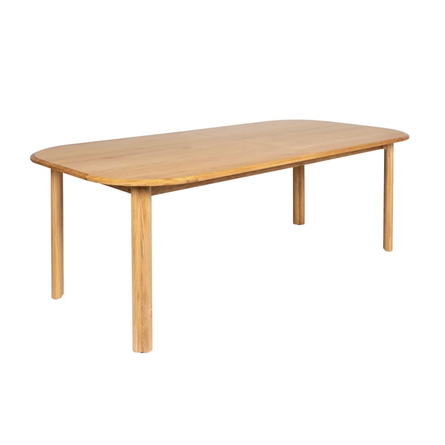 Table repas 200cm avec allonge chêne Couleur naturel <span itemprop=