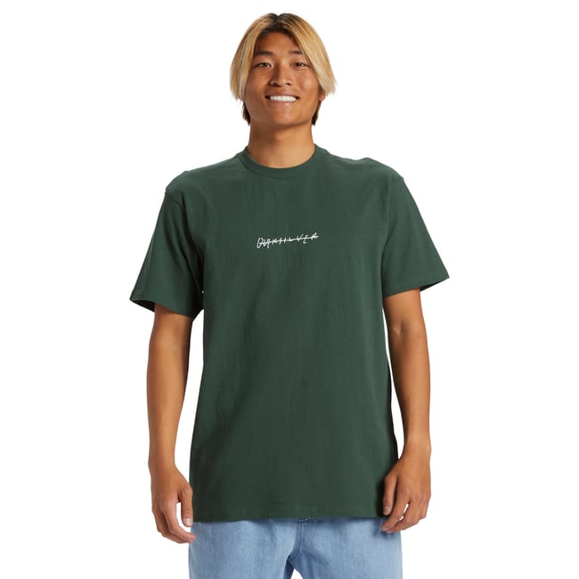 T-shirt QS RUSHED vert forest <span itemprop=