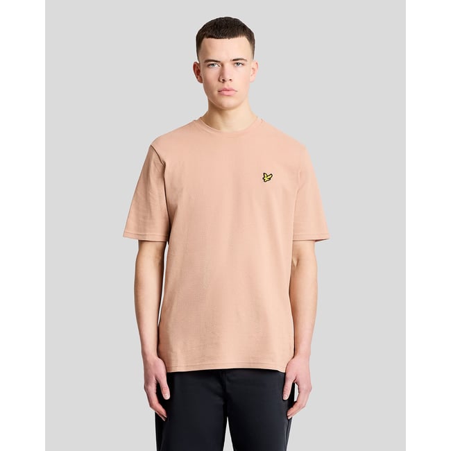 T-shirt jacquard texturé brun orge <span itemprop=