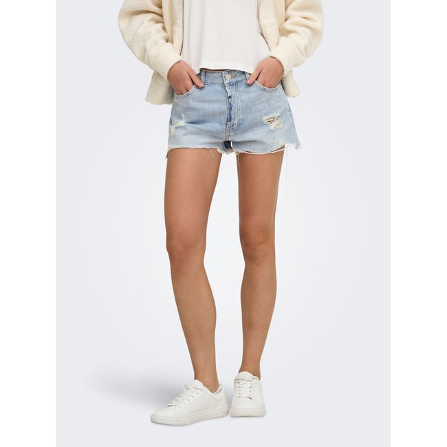 Short En Denim light blue denim 1 <span itemprop=