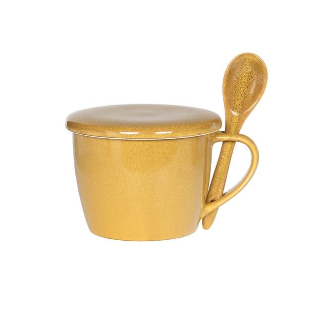 Bol à soupe Elyas   75 cl - ELYAS Couleur jaune <span itemprop=