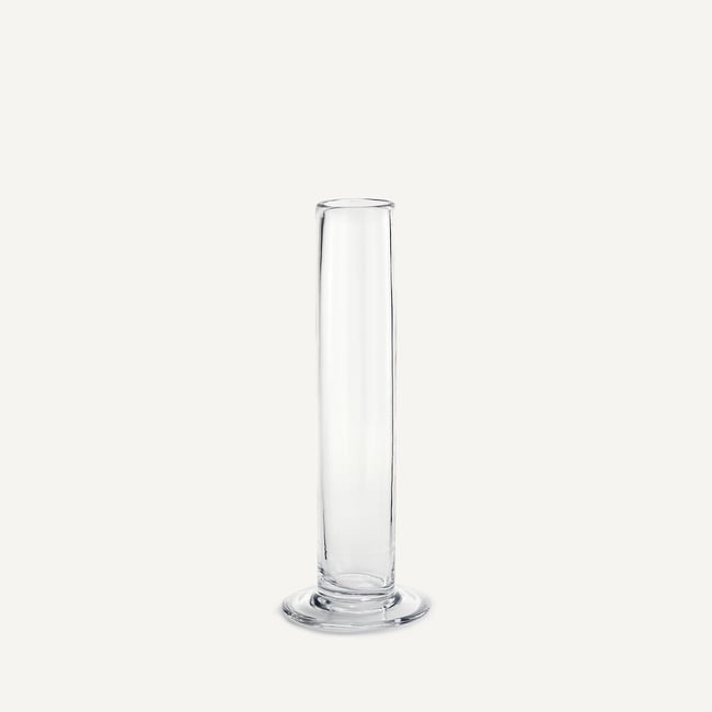 Vase cylindrique droit en verre, H31 cm, Stille Couleur transparent <span itemprop=