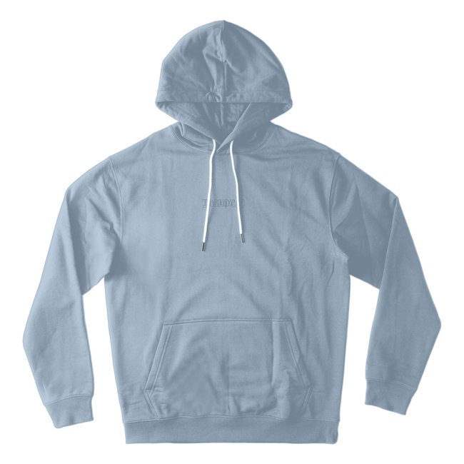 Sweat à capuche RIOT. bleu celestial blue <span itemprop=