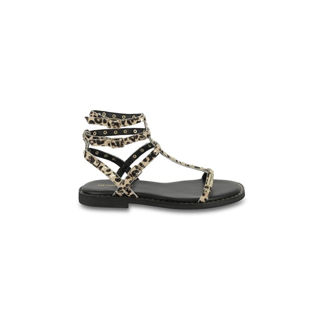 Leren sandalen Coralie <span itemprop=