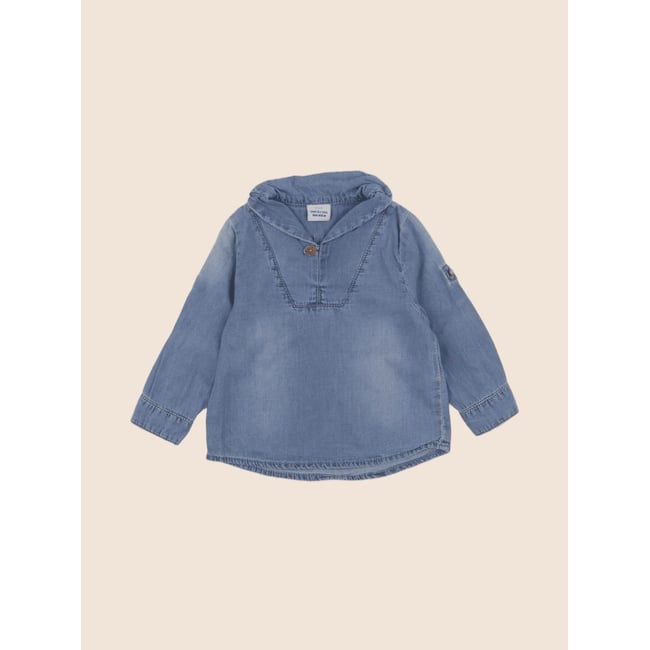 Chemise - Bon état bleu <span itemprop=