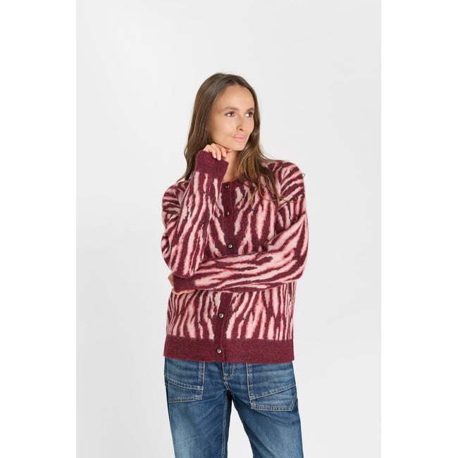Cardigan ZEBRY candy <span itemprop=