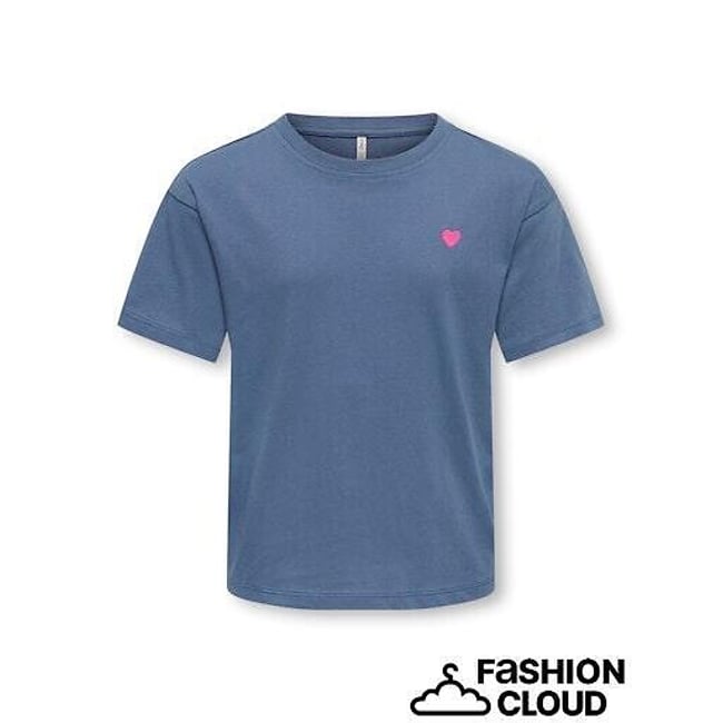 T-shirt maniche corte blu KIDS ONLY
