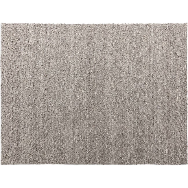 Tapis en laine tricoté à la main Couleur gris <span itemprop=