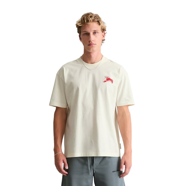 T-shirt Crayfish Capsule, imprimé sur la poitrine, coupe décontractée en pur coton bio - MARC O’POLO DENIM