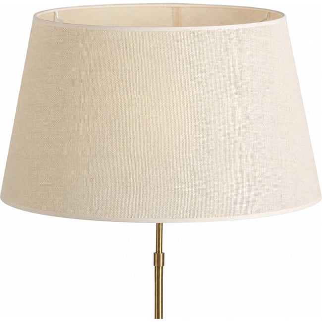 Abat-jour en toile de sac Couleur écru <span itemprop=
