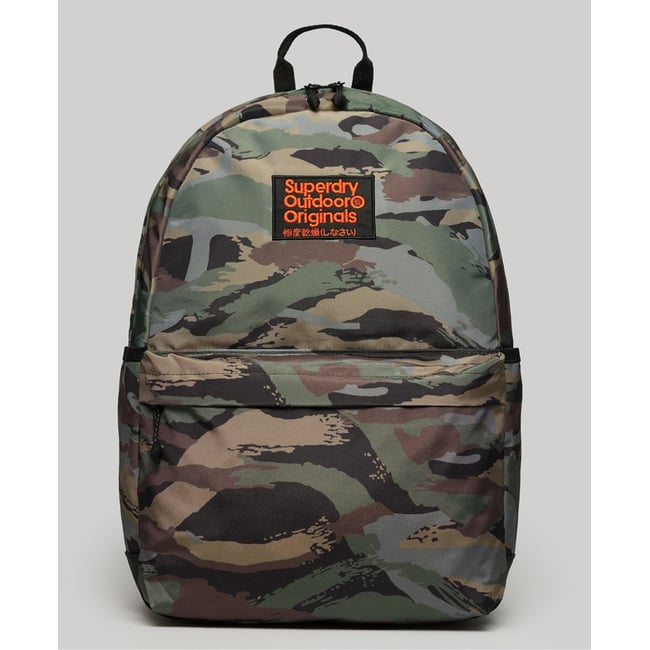 Sac à dos imprimé Montana vert camouflage tigré <span itemprop=