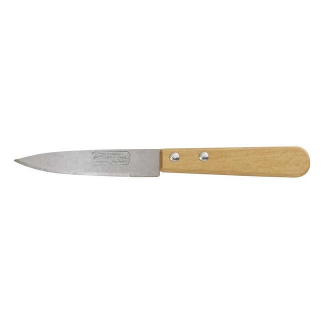 Couteau office tradition en bois d'hêtre 9 cm marron <span itemprop=