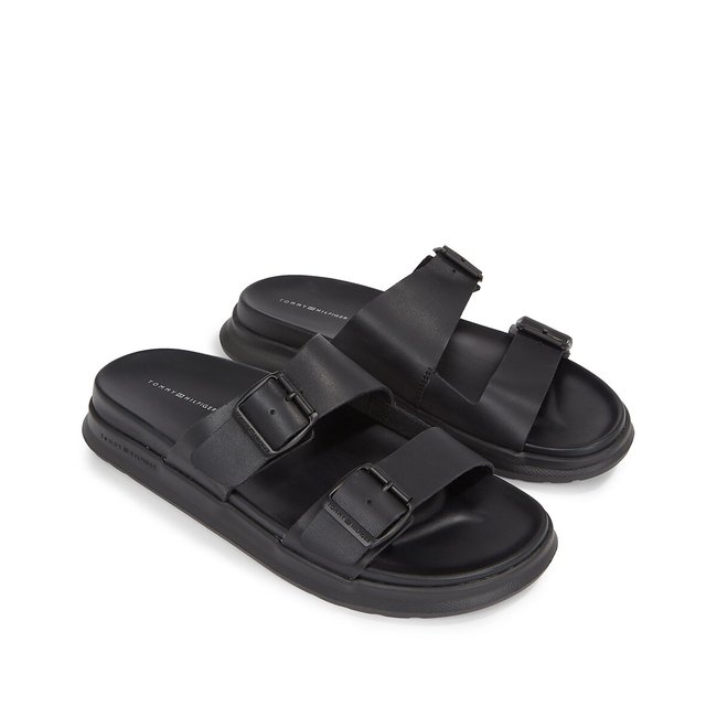 Mules Density en cuir - TOMMY HILFIGER