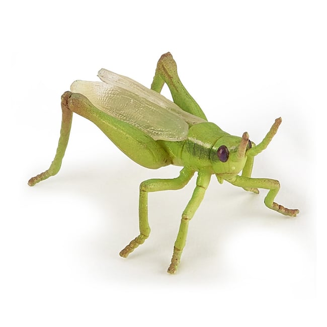 Figurine Sauterelle vert <span itemprop=