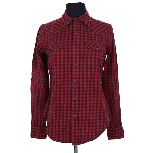 Chemise - Très Bon État rouge <span itemprop=