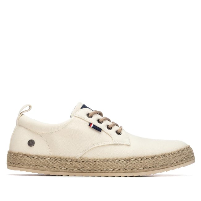 Chaussure Plaine Décontractée Lacets beige <span itemprop=