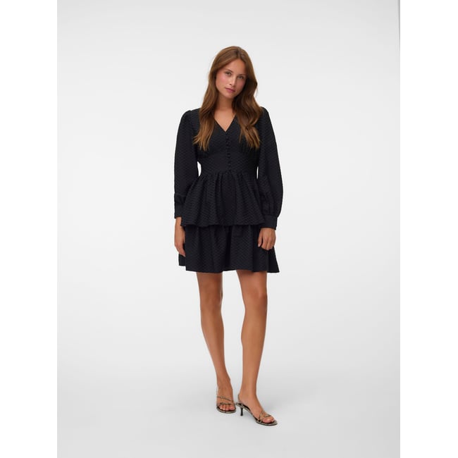 Robe À Volants noire - black <span itemprop=
