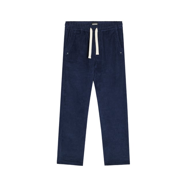 PANTALON LOOSE VELOURS ROYDEEPBLUE bleu foncé <span itemprop=