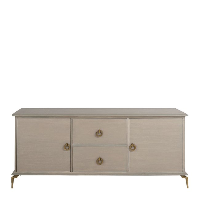 Buffet en manguier massif Couleur gris <span itemprop=