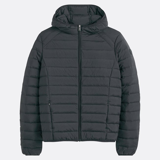 Doudoune à capuche Frantz noir <span itemprop=