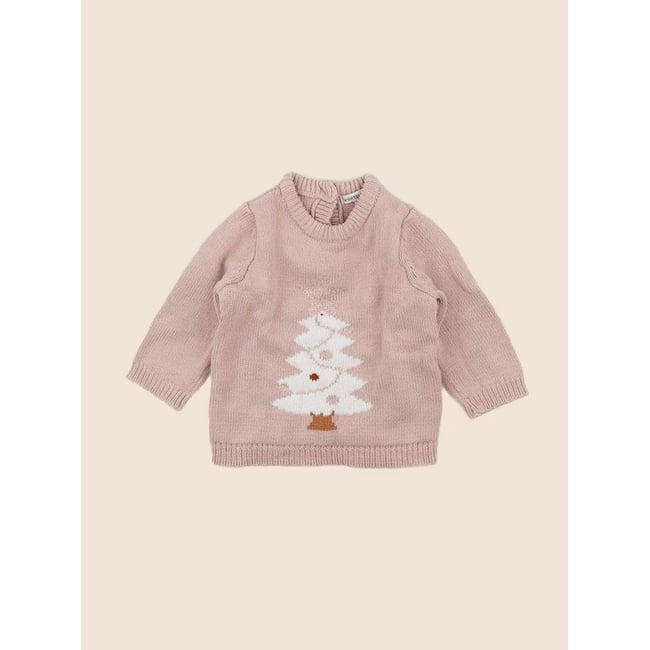 Pull - Très bon état rose <span itemprop=
