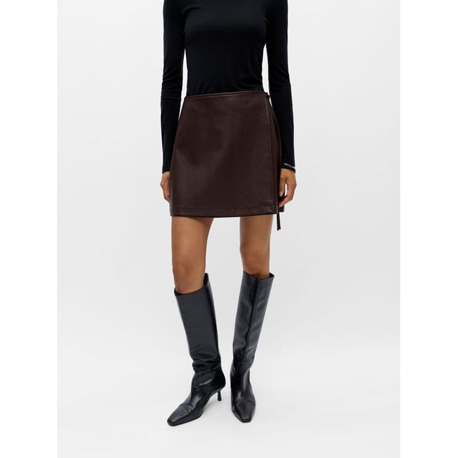 Mini-Jupe marron - seal brown1 <span itemprop=